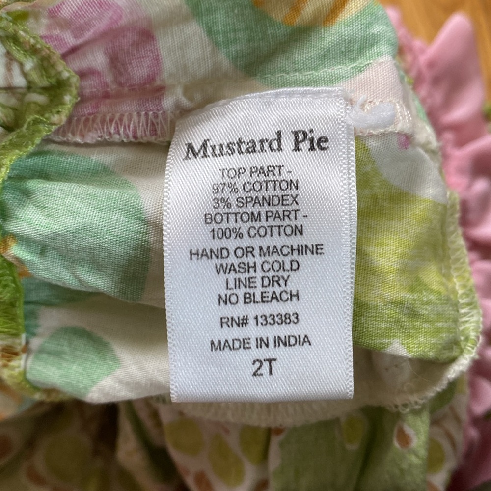 Mustard Pie Girls Floral Dress - Picture 4 of 4